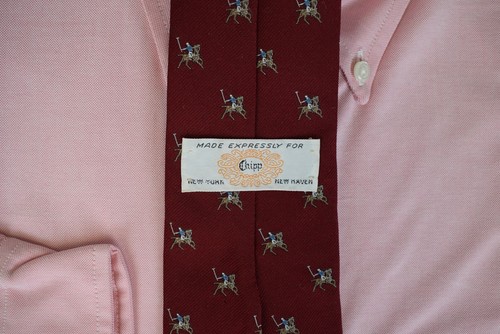 Chipp burgundy english silk - burgundy,