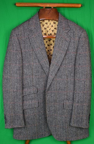Chipp grey herringbone tweed - herringbone,